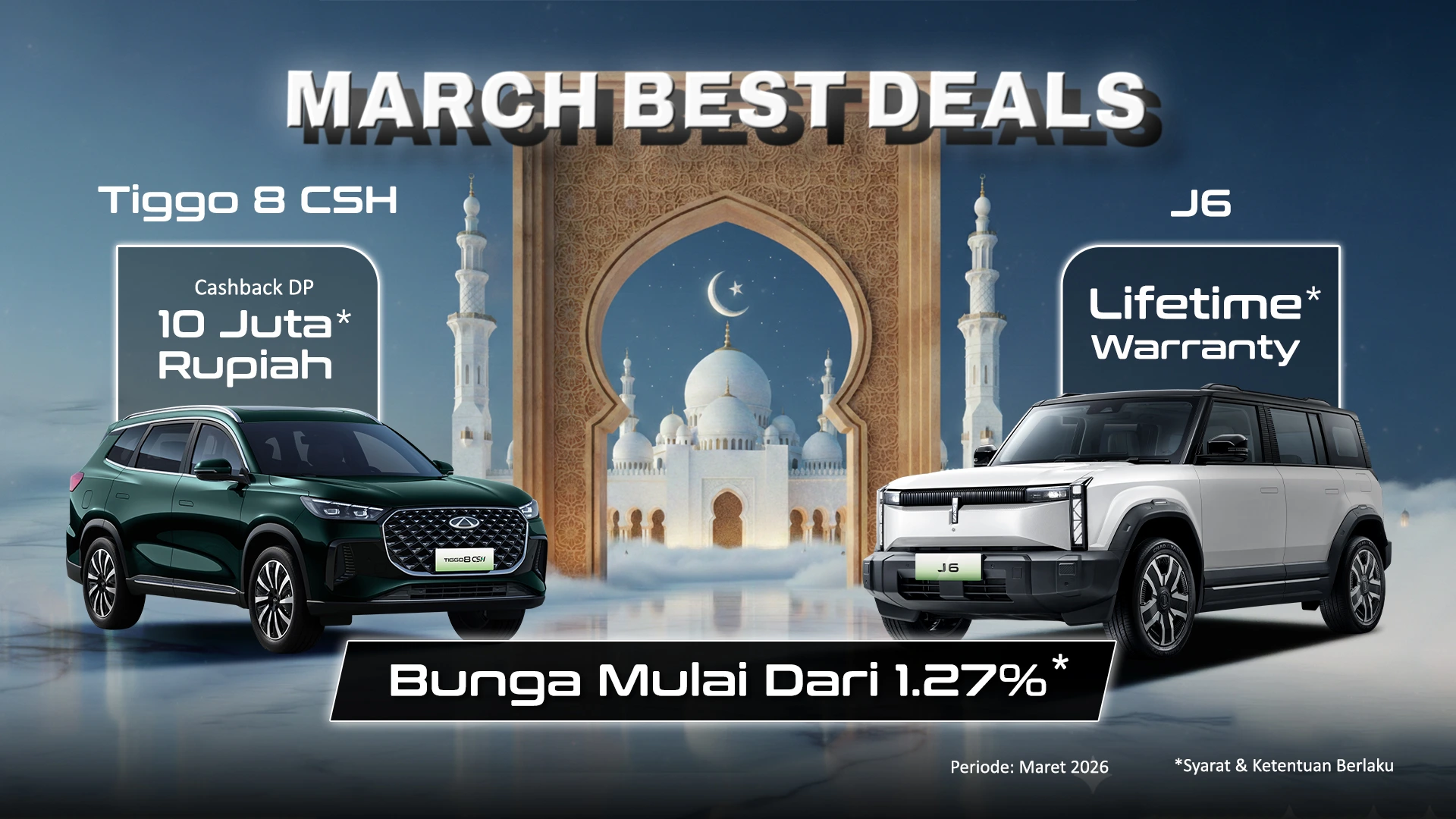Promo Chery Medan, Pekanbaru, dan Aceh Terbaru 2026