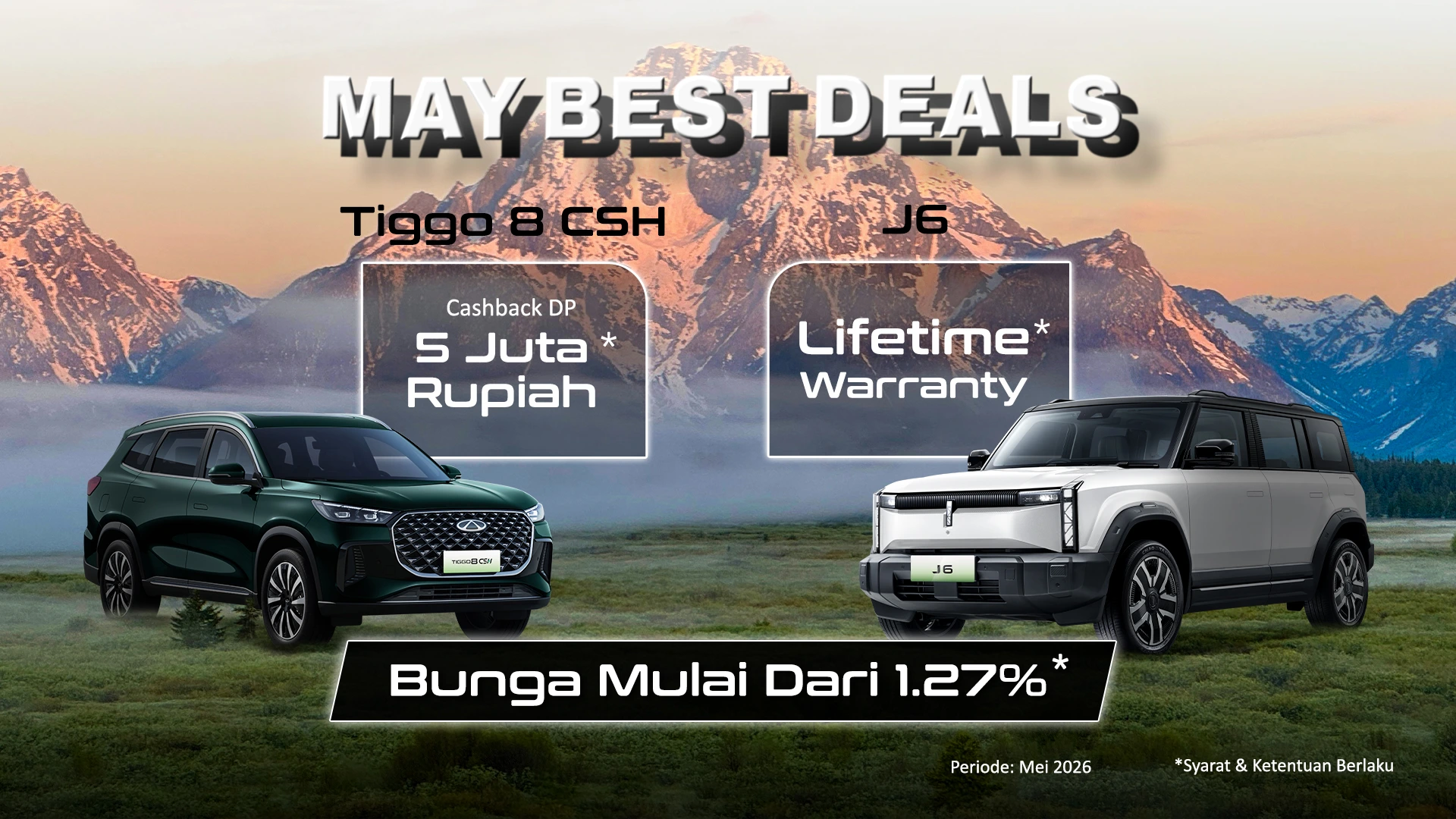 Promo Chery Medan, Pekanbaru, dan Aceh Terbaru 2026